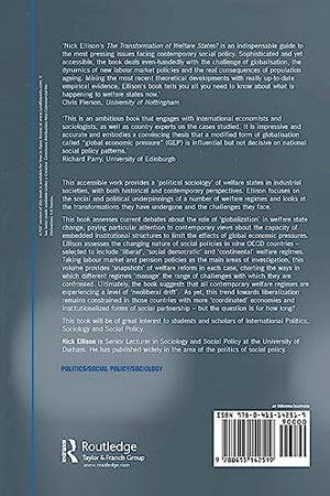The Transformation of Welfare States?,Used