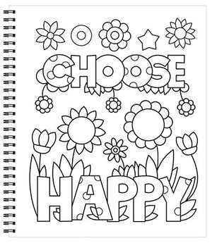 Large Print Easy Color & Frame  Stress Free (Adult Coloring Book)