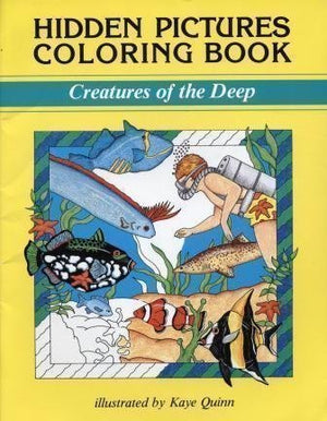 Creatures of the Deep (Hidden Pictures Coloring Book),Used