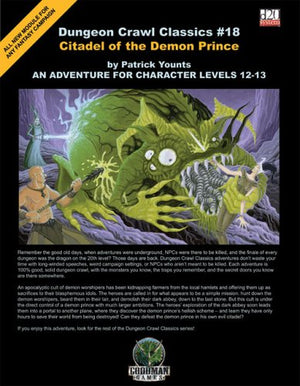 Dungeon Crawl Classics #18: Citadel of the Demon Prince,New