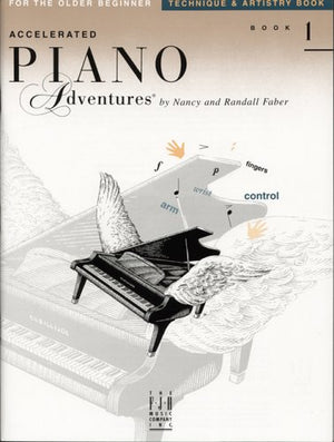 Accelerated Piano Adventures For The Older Beginner  Technique & Artistry Book 1,Used