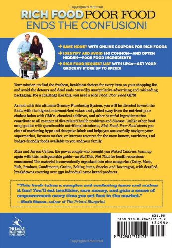Rich Food Poor Food: The Ultimate Grocery Purchasing System (Gps),New