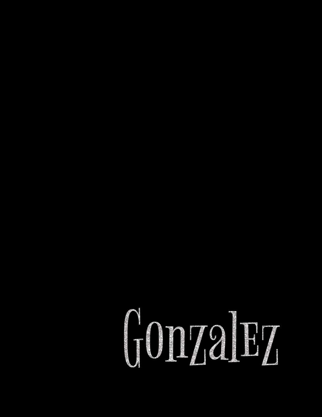Gonzalez Entrepreneur Personalized Minimalist Grid Notebook  8.5x11 100 grid pages Matte Gonzalez Personalized Matte Silk Cover ,Used