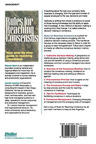 Rules Reaching Consensus,Used