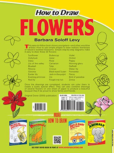 How to Draw Flowers (Dover How to Draw),Used
