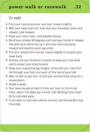 The Walking Deck: 50 Ways to Walk Yourself Healthy,Used