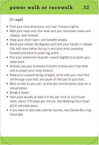 The Walking Deck: 50 Ways to Walk Yourself Healthy,Used