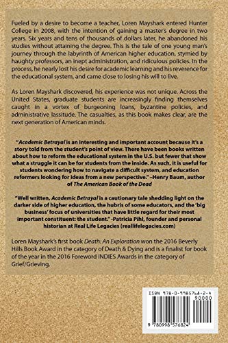 Academic Betrayal: The Bullying of a Graduate Student,Used