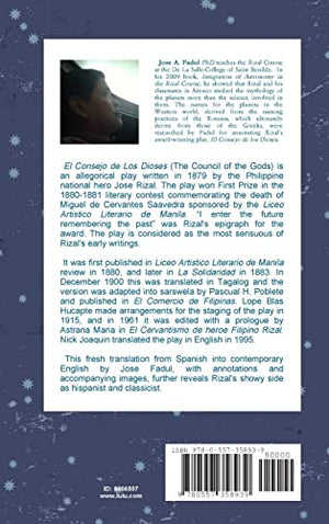 Council of the Gods (Rizal's El Consejo de los Dioses),Used