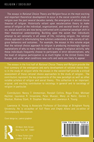 Rational Choice Theory And Religion (Point/Counterpoint (Chelsea Hardcover)),Used