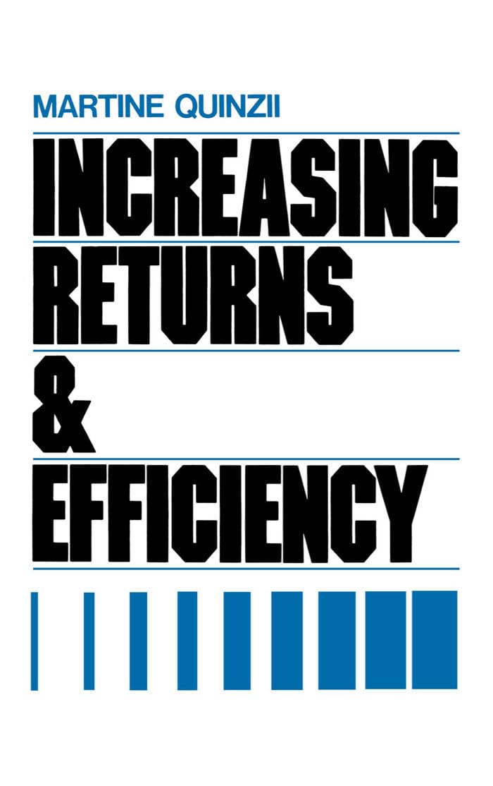 Increasing Returns and Efficiency,New