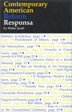 Contemporary American Reform Responsa,Used