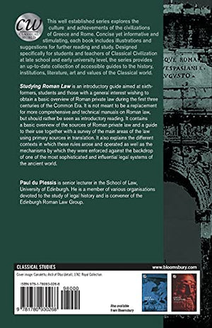 Studying Roman Law (Classical World),Used