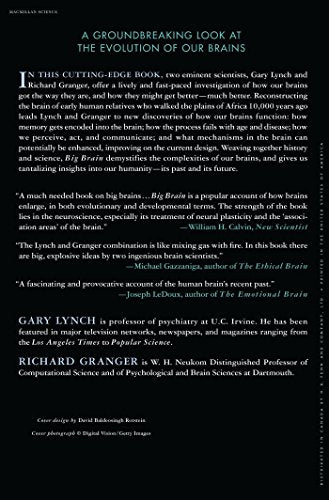 Big Brain: The Origins and Future of Human Intelligence (MacSci),New