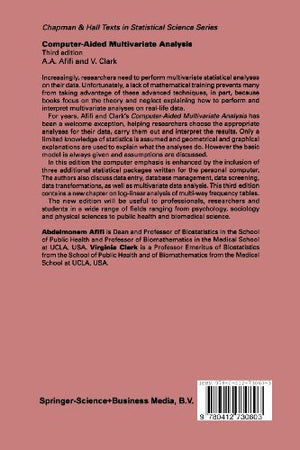 ComputerAided Multivariate Analysis (Chapman & Hall/CRC Texts in Statistical Science),Used