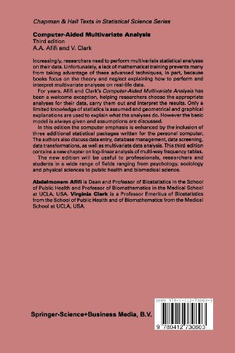ComputerAided Multivariate Analysis (Chapman & Hall/CRC Texts in Statistical Science),Used