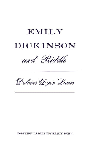 Emily Dickinson And Riddle,Used