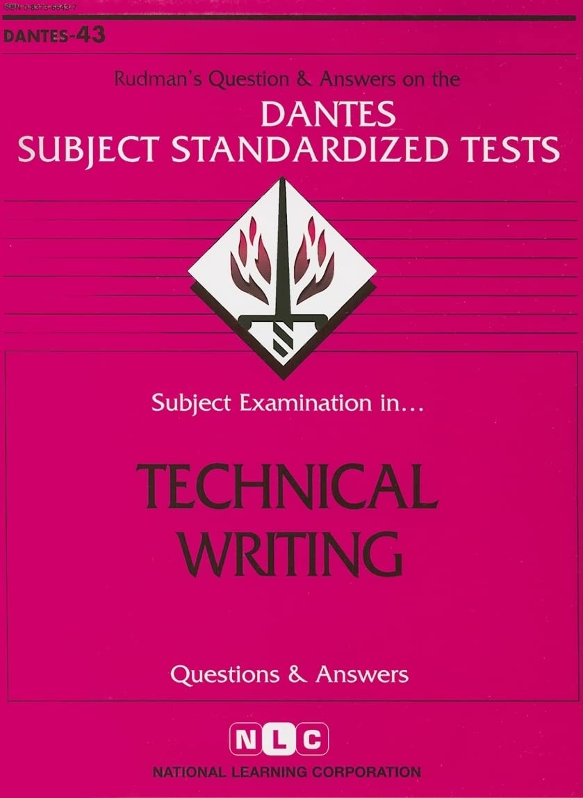 DSST Technical Writing (Passbooks) (DANTES SUBJECT STANDARDIZED TESTS (DANTES)),Used