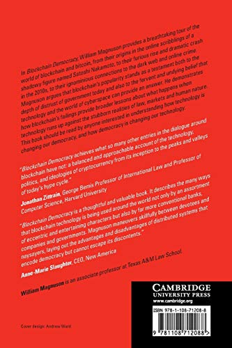 Blockchain Democracy,Used