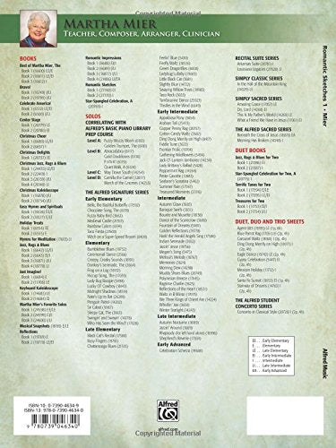 Romantic Sketches, Bk 1: 12 Delightful Solos In Romantic Style For The Early Intermediate Pianist,Used