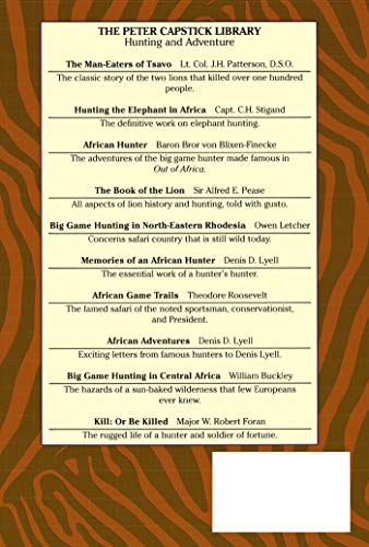 African Game Trails: An Account Of The African Wanderings Of An American Hunternaturalist (Capstick Adventure Library)