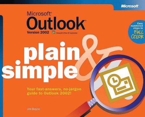 Microsoft Outlook Version 2002 Plain & Simple (CpgOther),Used