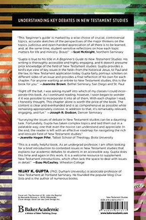 A Beginner'S Guide To New Testament Studies: Understanding Key Debates,New