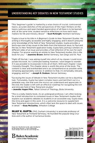 A Beginner'S Guide To New Testament Studies: Understanding Key Debates,New