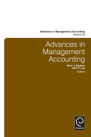 Advances in Management Accounting (Advances in Management Accounting, 23),Used