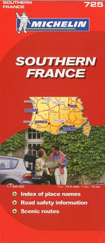Michelin Map France, South 725 (Maps/Country (Michelin)),Used