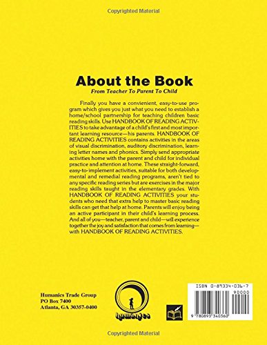 Handbook of Reading Activities: From Teacher to Parent to Child,Used