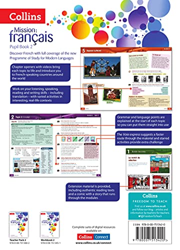Pupil Book 2 (Mission: francais),Used