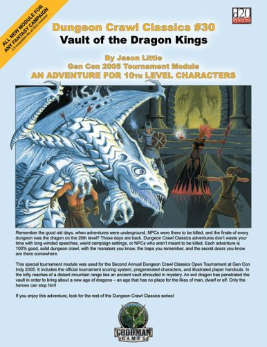 Dungeon Crawl Classics #30: Vault of the Dragon Kings,Used