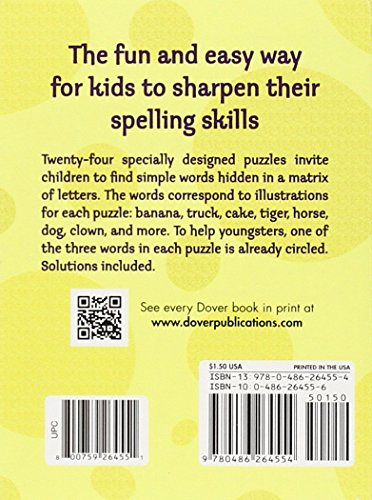 Little SearchAWord Puzzle Book (Dover Little Activity Books: Puzzles),Used