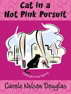 Cat In a Hot Pink Pursuit: A Midnight Louie Mystery,Used