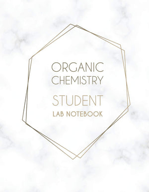 Organic Chemistry Student Lab Notebook: Hexagonal Graph Paper Notebook  1/4