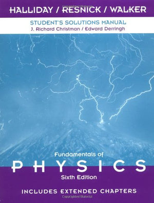 Student Solutions Manual To Accompany Fundamentals Of Physics 6Th Edition, Includes Extended Chapters,New