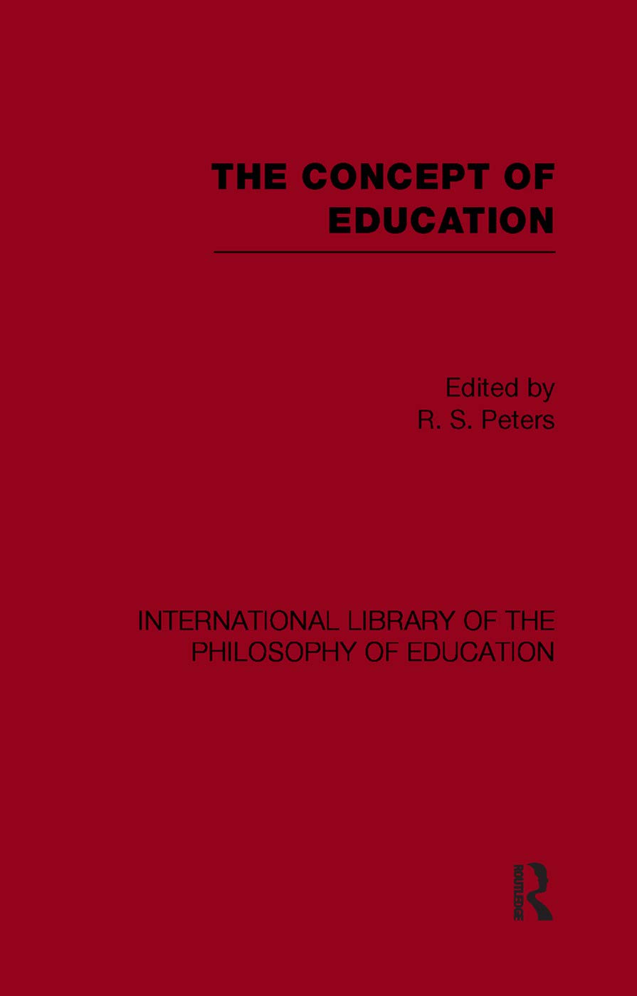 The Concept Of Education (International Library of the Philosophy of Education),Used