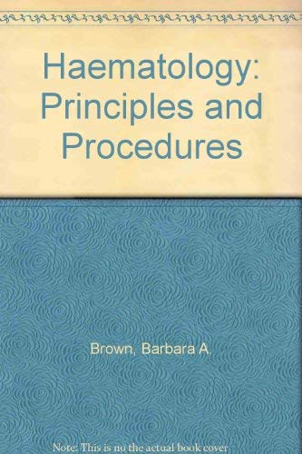 Hematology: Principles and procedures,Used