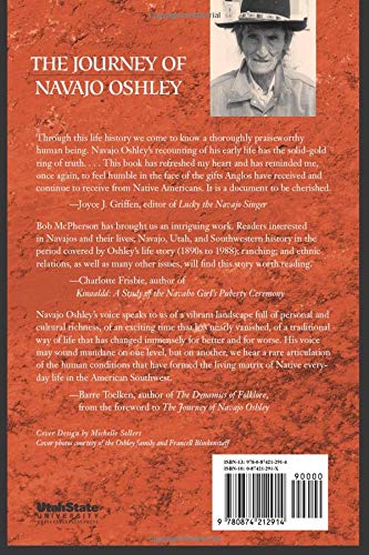 Journey Of Navajo Oshley: An Autobiography and Life History,New