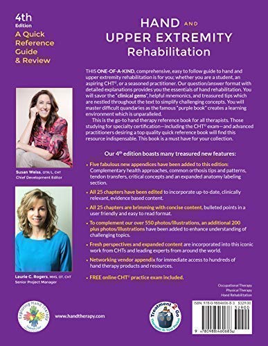 Hand and Upper Extremity Rehabilitation, 4th Ed Book  A Quick Reference Guide and Review,Used