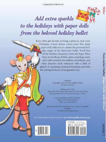 Nutcracker Ballet Paper Dolls with Glitter! (Dover Paper Dolls),Used