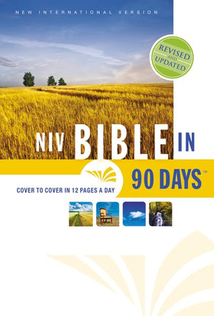 The Bible in 90 Days: New International Version, Cover to Cover in 12 Pages a Day,New