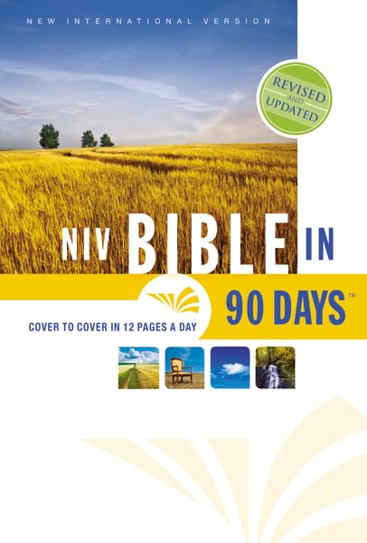 The Bible in 90 Days: New International Version, Cover to Cover in 12 Pages a Day,New