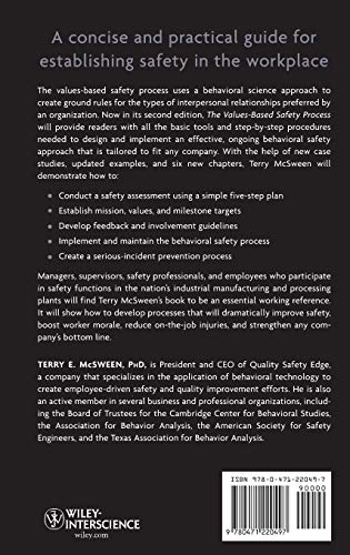 The ValuesBased Safety Process: Improving Your Safety Culture with BehaviorBased Safety,New