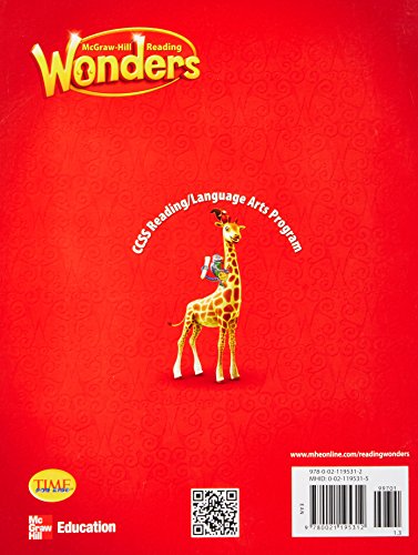 Reading Wonders Literature Anthology Volume 3 Grade 1 (ELEMENTARY CORE READING),Used