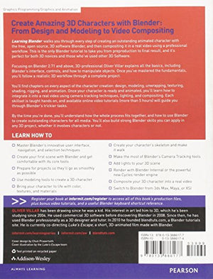 Learning Blender: A HandsOn Guide to Creating 3D Animated Characters (AddisonWesley Learning),Used