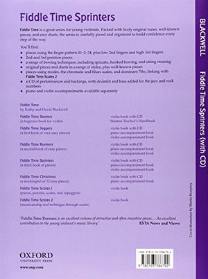 Fiddle Time Sprinters + CD: A third book of pieces for violin,Used