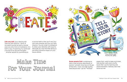 How to Journal Like an Artist: A Beginner's Guide to Keeping a Sketch Journal,Used
