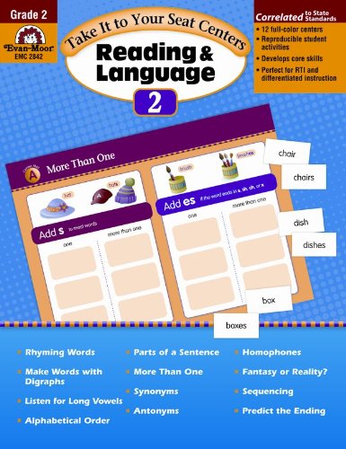 Take It to Your Seat Reading and Language Centers, Grade 2,Used